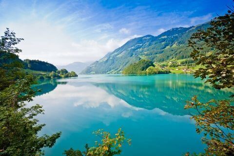 Фотообои Природа Озера Горы вокруг озера