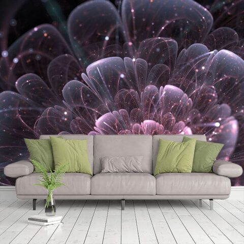 Фотообои Абстрактный 3д цветок • Тематика: Распродажа фотообоев | Арт обои 3d цветы