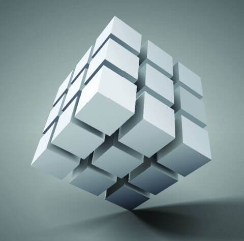 Фотообои 3D фотообои 3D фигуры Кубическая абстракция